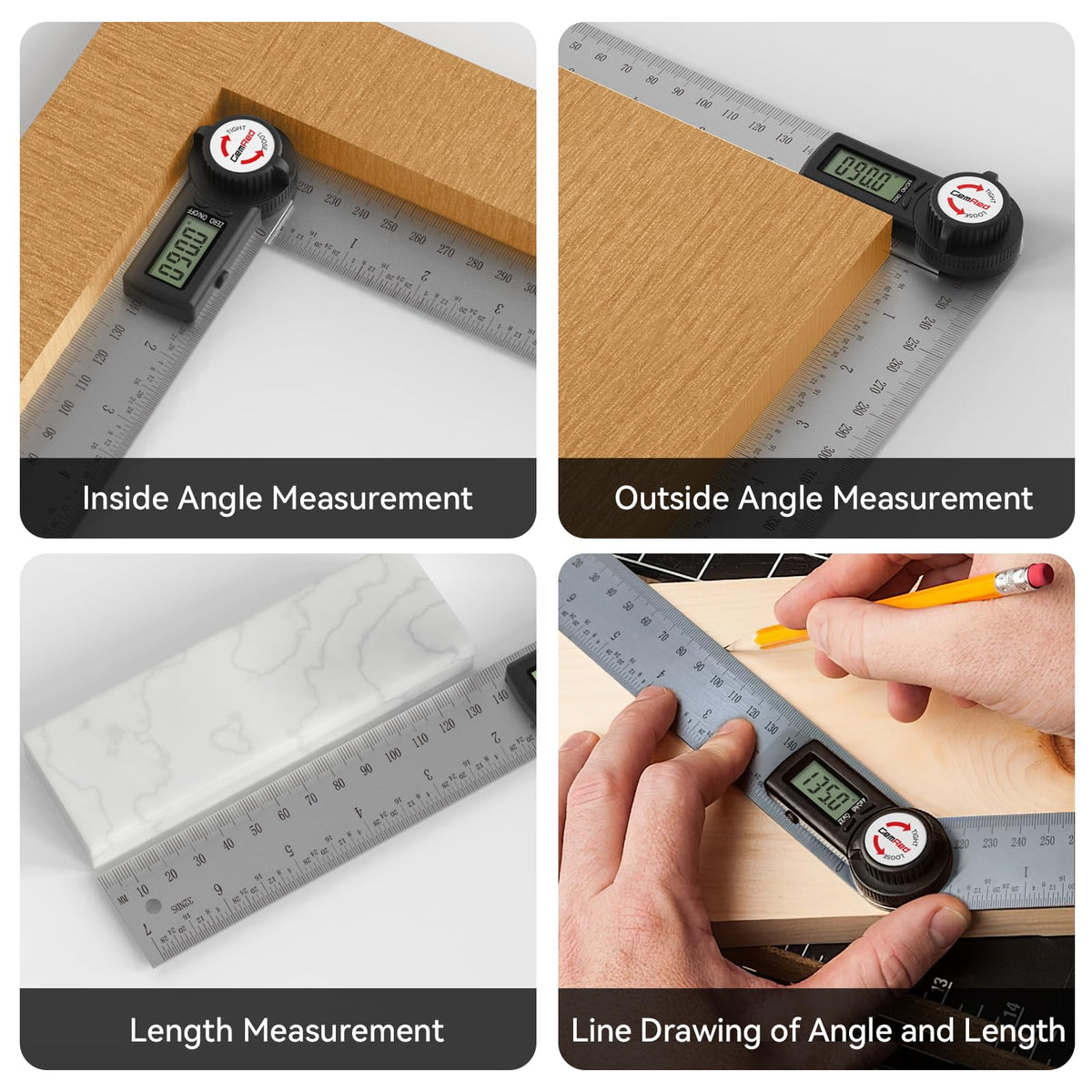 GemRed 82305 compact folded length of 7.5 inches for portability.