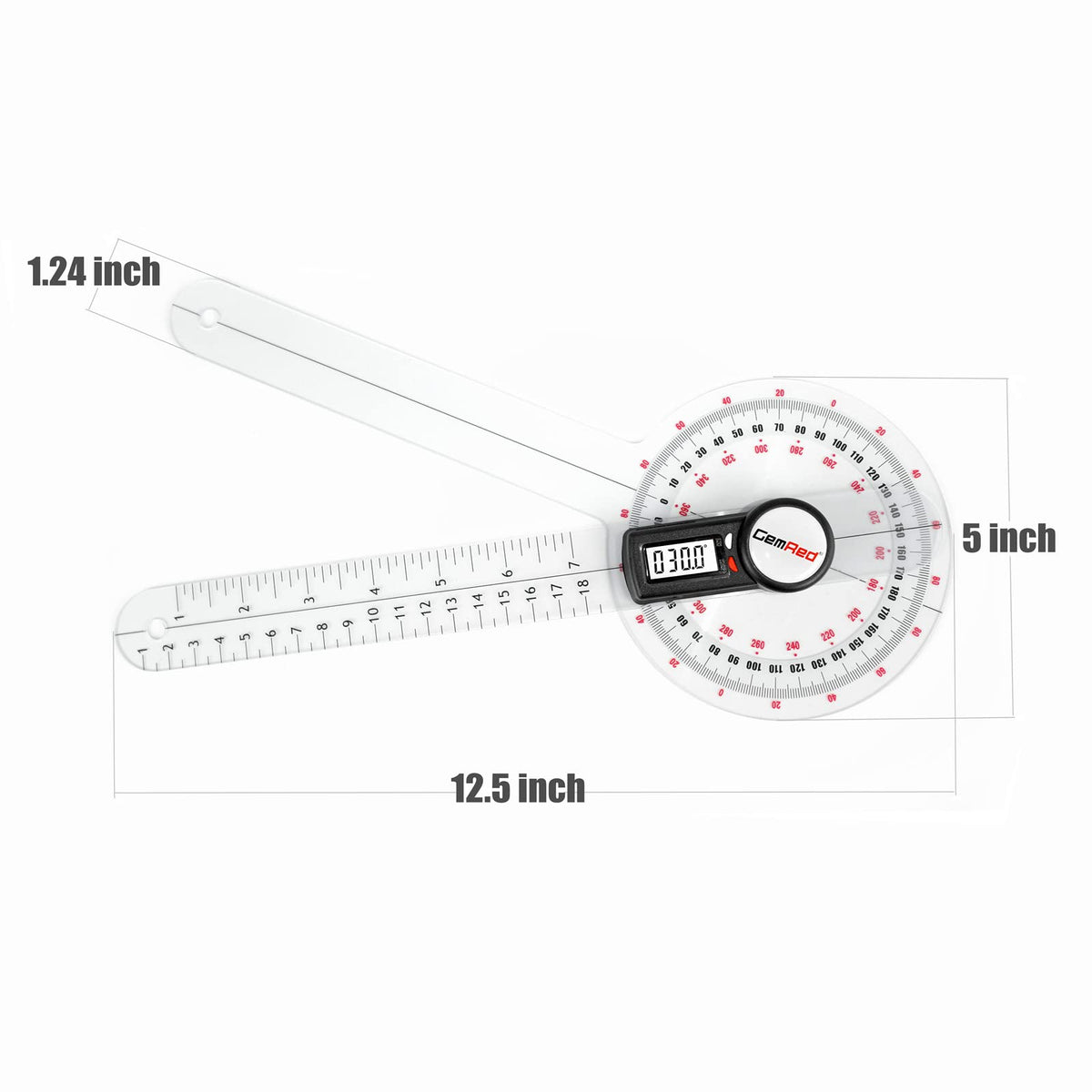 GemRed hold function close-up illustrating freezing results for easy transfer