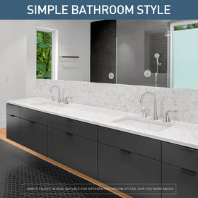 GENBONS pop-up drain included for convenient sink maintenance.