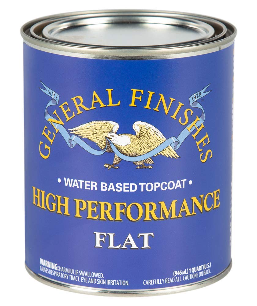 General Finishes High Performance Topcoat Flat bottle image showing durable protection.