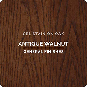 General Finishes Oil Base Gel Stain on wood grain, enhancing depth on pine and aspen.