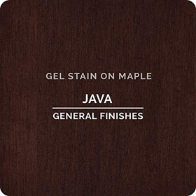 General Finishes Oil Base Gel Stain being wiped on with cloth for even pine tone