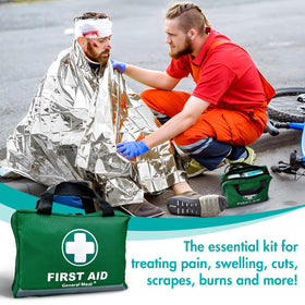 General Medi portable first aid bag keeps contents organized for quick access