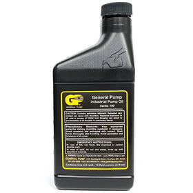 General Pump 758-115 label detail showing compatibility and handling guidance