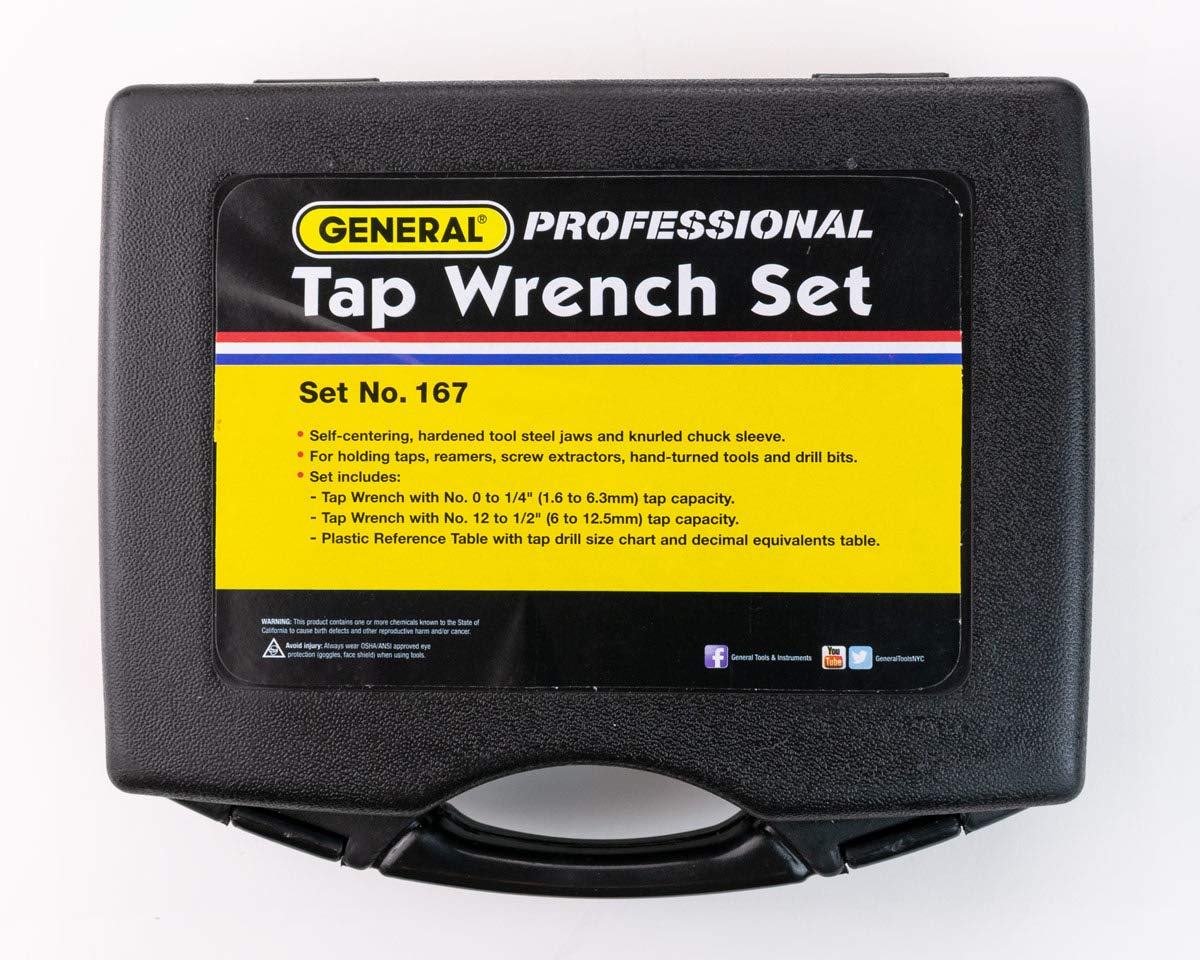 General Tools 70mm T-handle wrench offers comfortable leverage