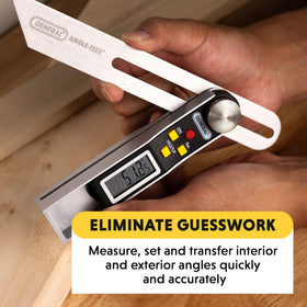 General Tools t-bevel gauge protractor assists accurate inner and outer angles