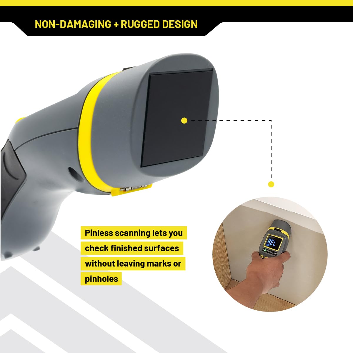 General Tools MM9 low battery indicator keeps you informed on site.