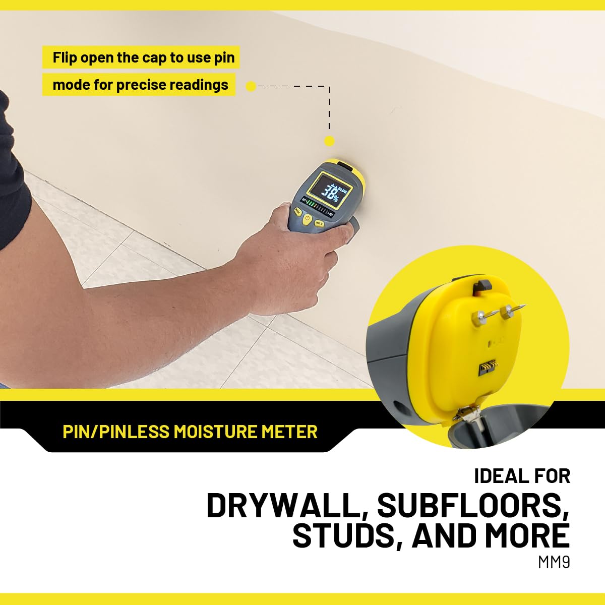 General Tools MM9 rugged housing stands up to regular jobsite use.