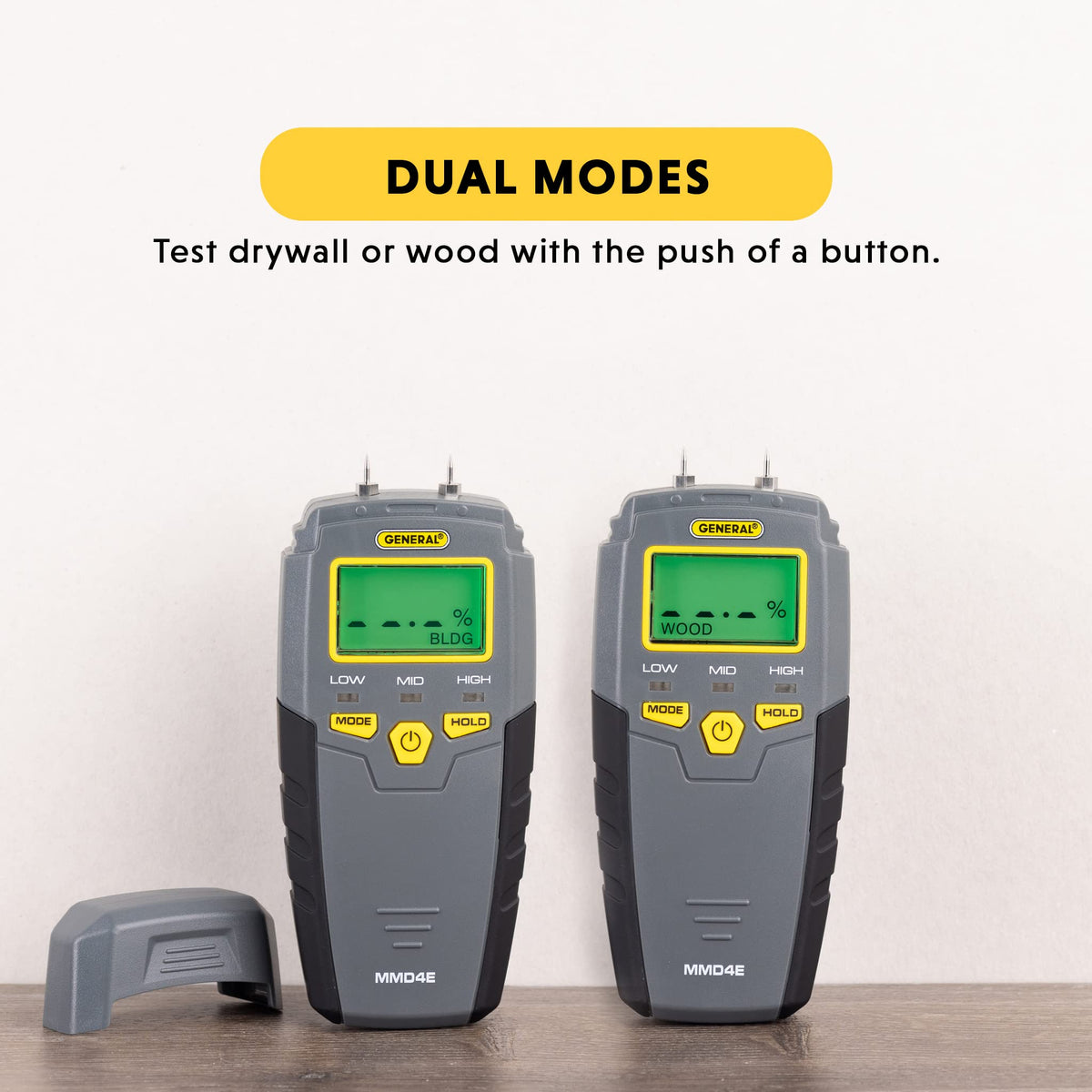 General Tools MMD4E backlit LCD display for easy readings in dim areas