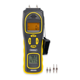 General Tools MMH800 moisture meter display readout enables quick moisture assessment.