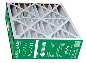 GeneralAire filter media 16x25x5 close-up showing fiber detail for MAC 1400/2400 compatibility.