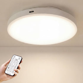 Generic 10,000mAh rechargeable ceiling light with remote for versatile mounting and long battery life