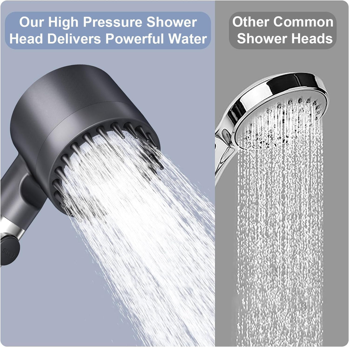 Generic 2025 Filtered Showerhead with ergonomic handheld design for precise control.