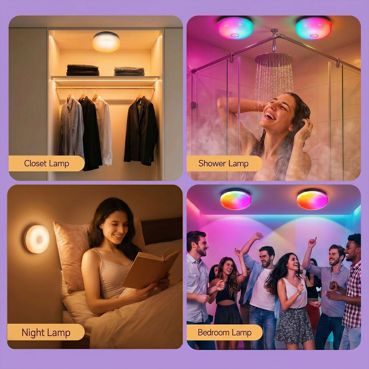Generic 2PACK mood light makes a thoughtful gift for cozy nights and party vibes.
