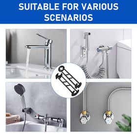 Generic 2Pcs Multifunctional Sink Wrench supports home repairs and emergencies.