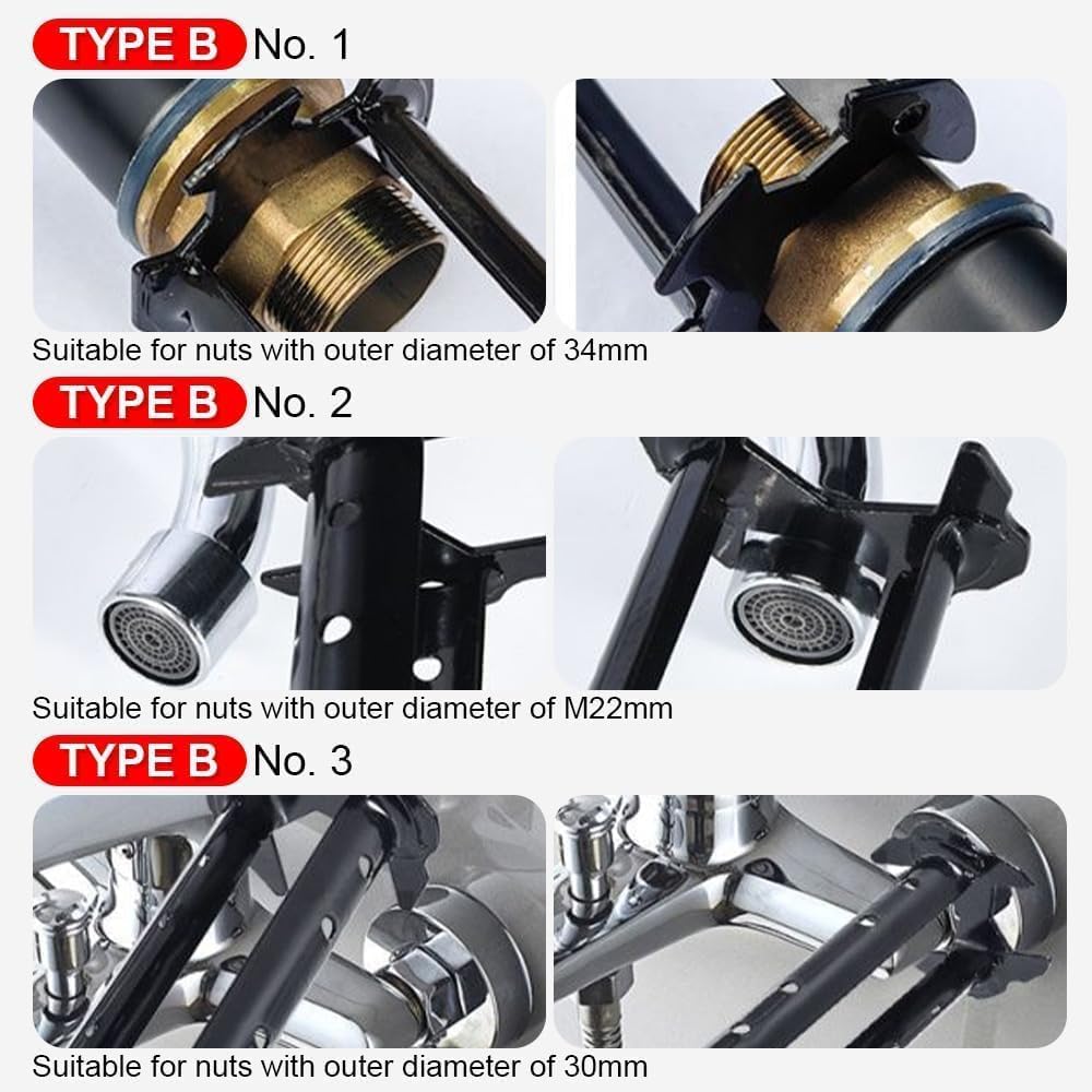 Generic 2Pcs Portable Plumbing Tool stores easily in a toolbox.