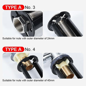 Generic 2Pcs Wrench fits most standard nuts and fittings for quick installs.