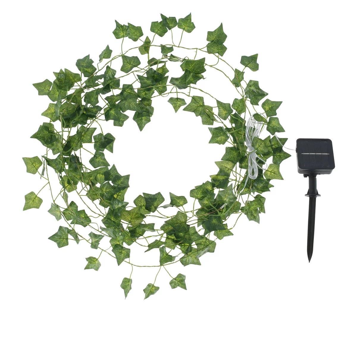 Generic 33ft 100-LED solar ivy string lights for outdoor ambiance.