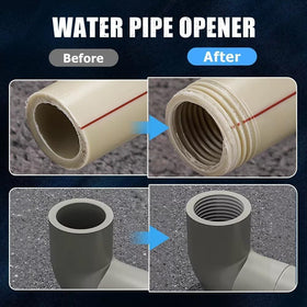 Generic 3Pcs PVC Pipe Threader Kit depth markers guide accurate threading