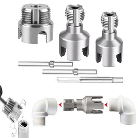 Generic 3Pcs PVC Pipe Threader Kit tool body for streamlined threading