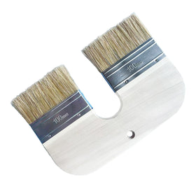 Generic 4-Inch Limewash Brush with dual heads for faster brick coverage