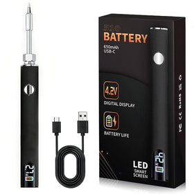 Generic 510-threaded cart pen with LED display for precise electronics work.