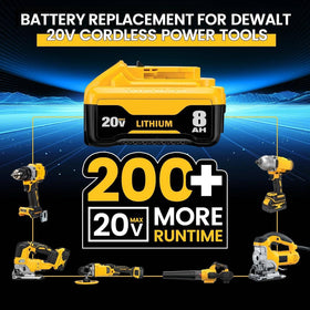 Generic 8Ah high-capacity battery on a workbench