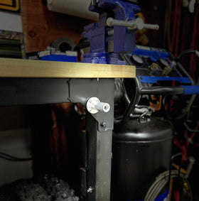 Generic Air Coupler Mount Black installed on a vehicle demonstrates versatile use.