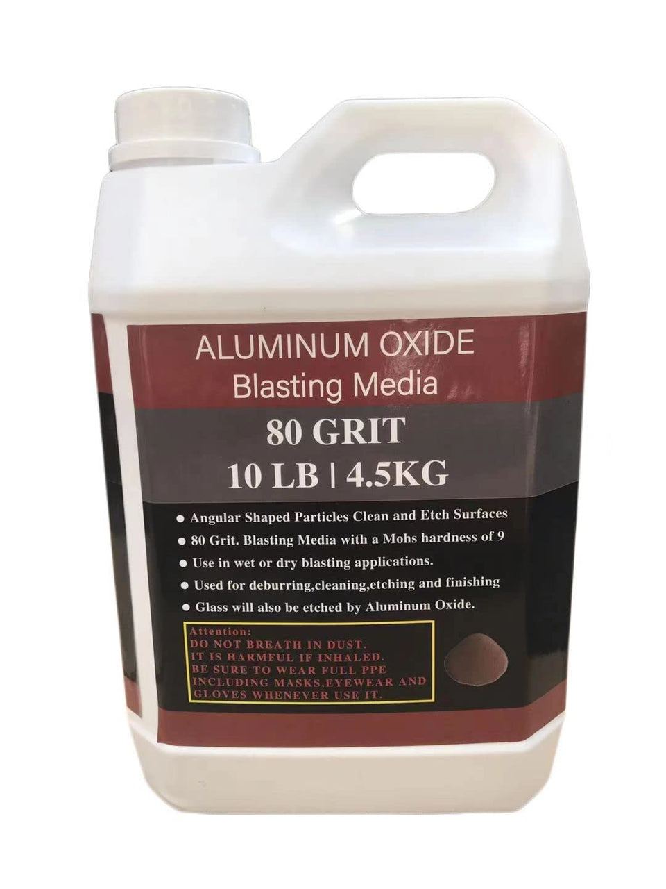 Generic Aluminum Oxide 80 Grit bag for deburring and finishing metal
