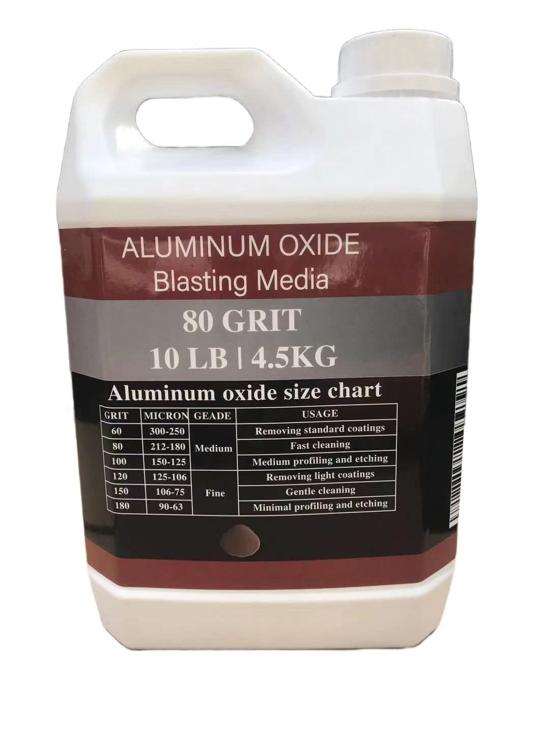 Close-up of angular grains for precise cleaning and finishing