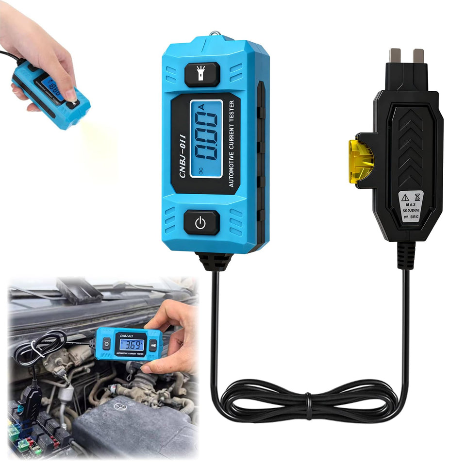 Generic automotive circuit fault tester front view showing clear LED display for quick diagnostics