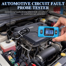 Generic automotive circuit fault tester with LED display highlighting precise readings
