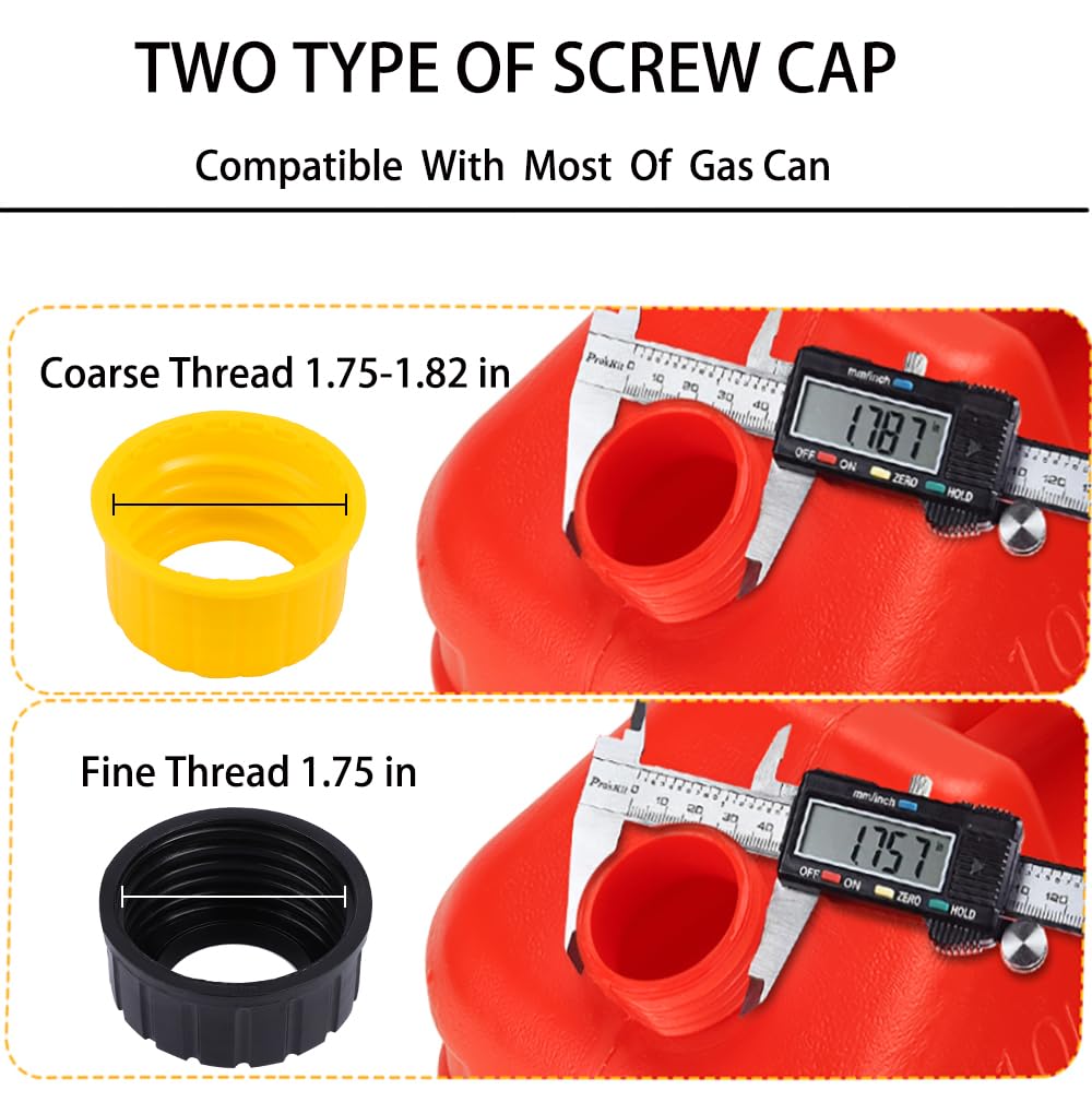 Generic base caps available in fine and coarse styles.