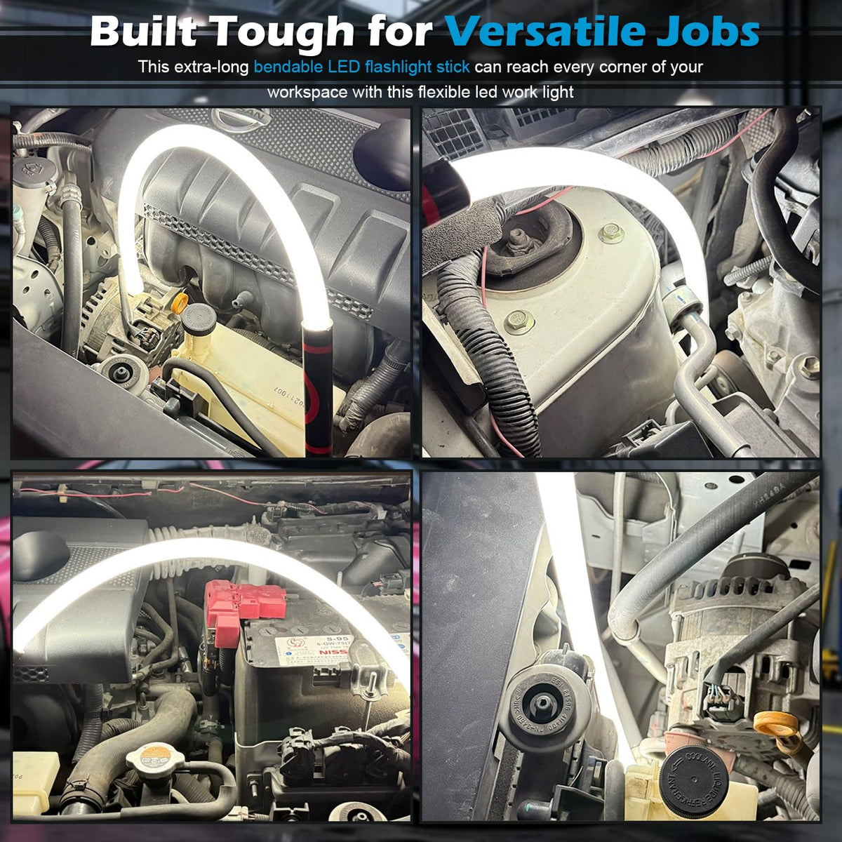 Generic versatile tool light suits automotive, home, and outdoor jobs.