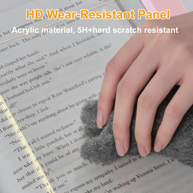 Generic Book Light ABS and HD PC build durable and scratch-resistant.