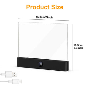 Generic Book Light built with sturdy ABS and HD PC panel materials.
