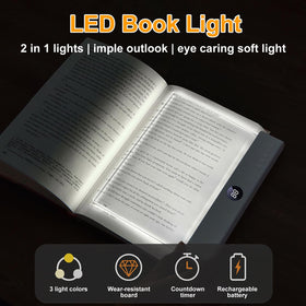 Generic Book Light side view showing slim, portable profile