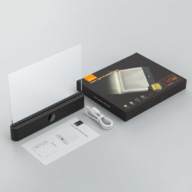 Generic Book Light flat panel doubles as night light and bookmark.