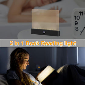 Generic Book Light compact and portable for libraries, parks, and travel.