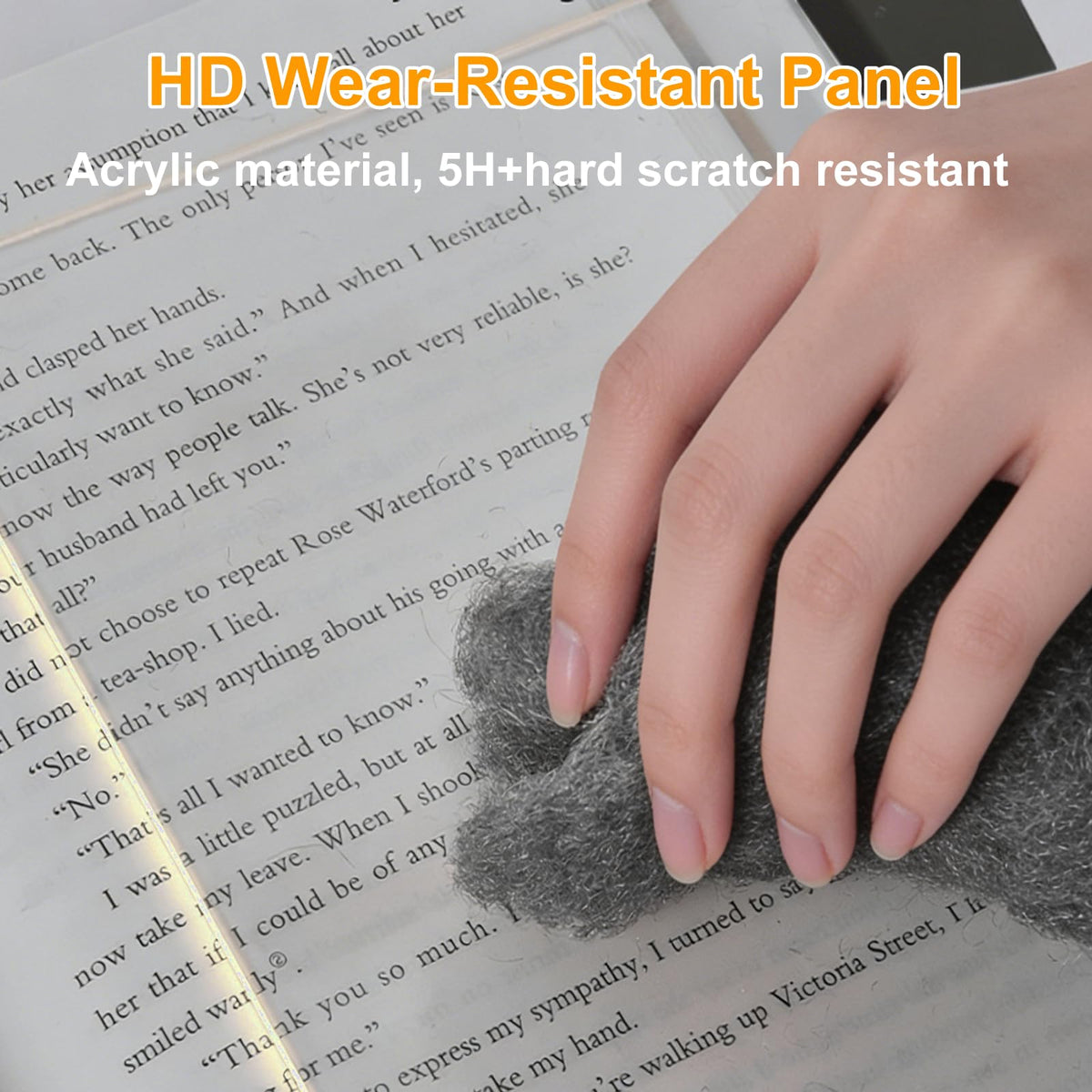 Generic Book Light timer function allows auto-off after reading.