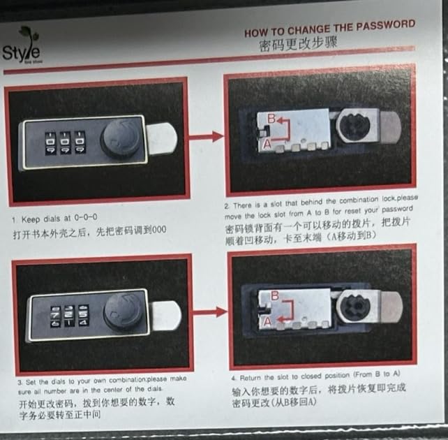 Generic Book Safe dimensions show outer and inner measurements for valuables.