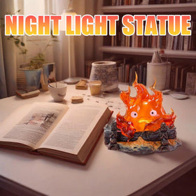 Calcifer bedroom or camping light suitable for cozy late-night moments