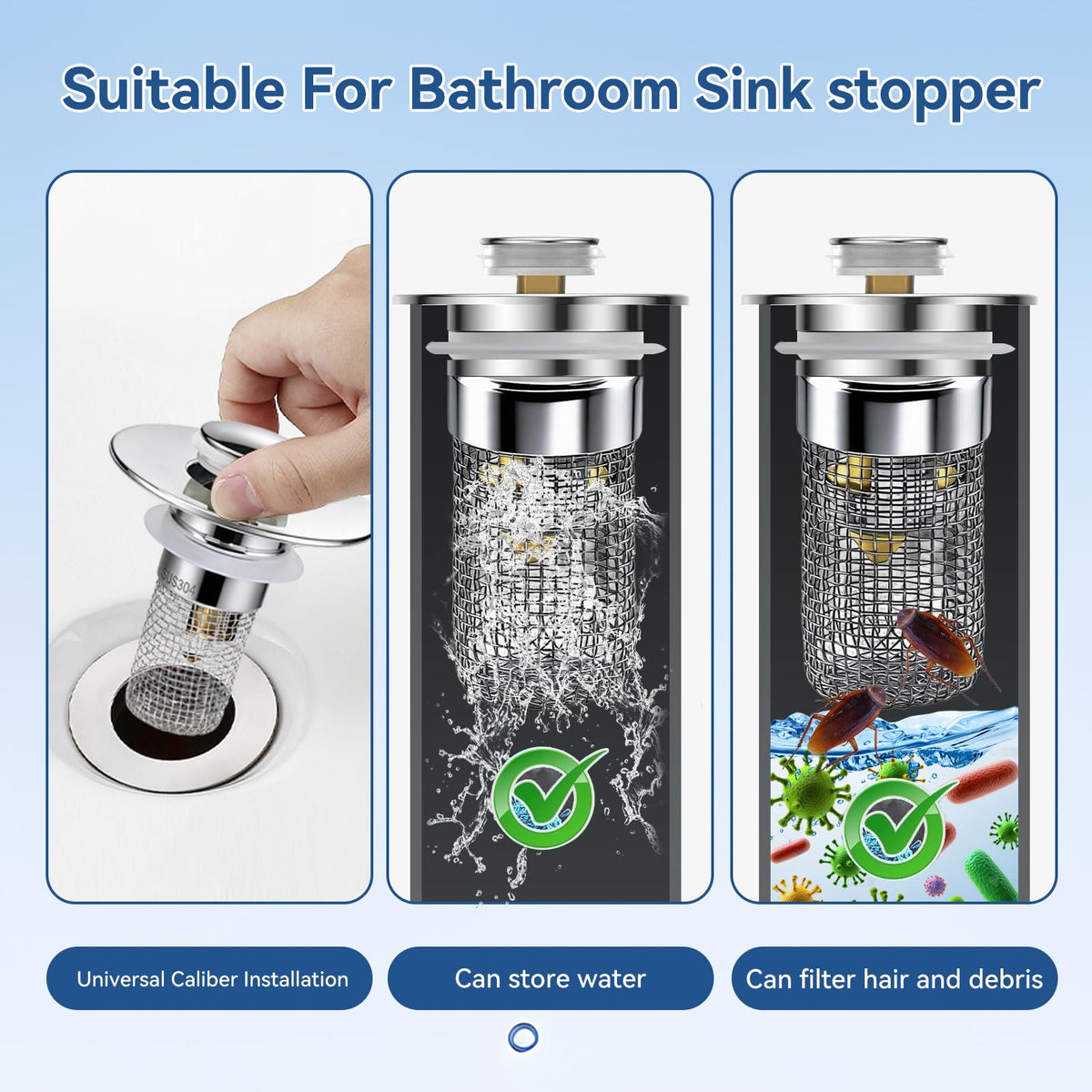 Generic chrome finish offers modern look and rust resistance for bathrooms.