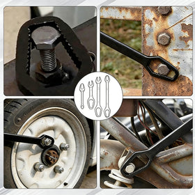 Generic Chrome-vanadium Wrench close-up highlights rust-resistant finish and precision