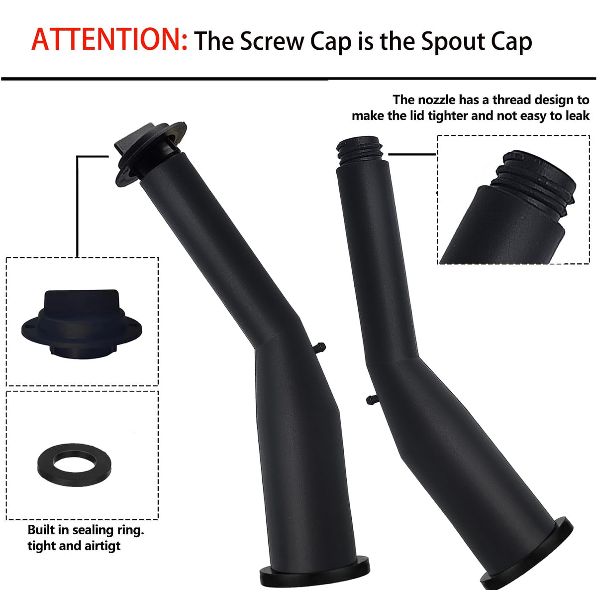 Generic complete spout kit includes drill bit for installation.