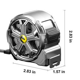 Generic construction ready tape measure ideal for quick site measurements.