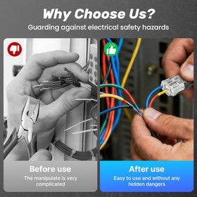 Generic compact locking wire connector resists pull and vibration.