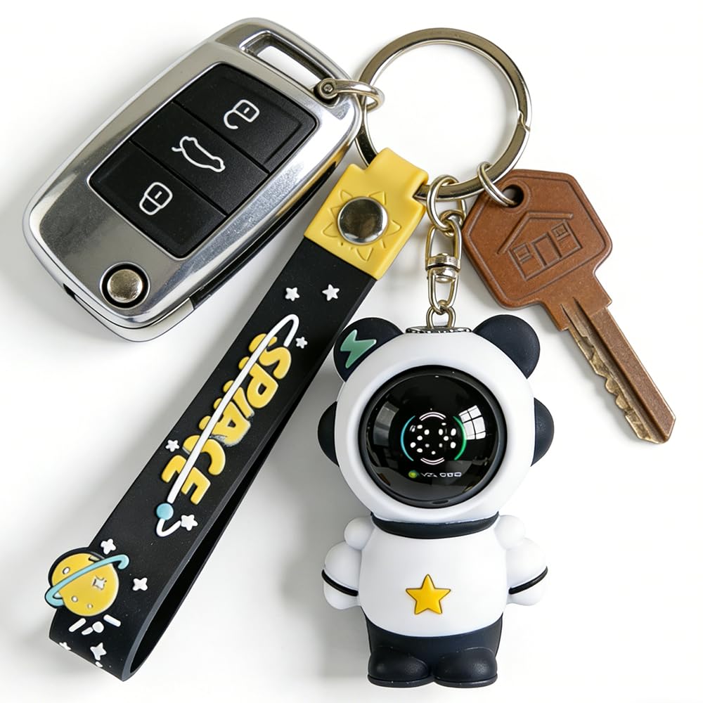 Generic cordless mini soldering iron with cartoon keychain design for portable fun.