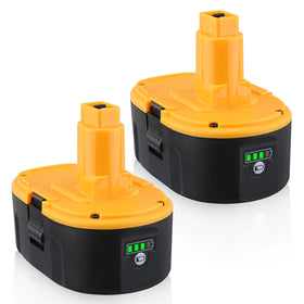 Generic DC9096 7.0Ah two-pack front view for 18V DeWalt tools