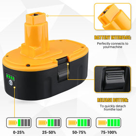Generic DC9096 7.0Ah pack with clear label detail for quick model verification
